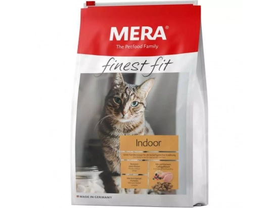 Фото - сухий корм Mera (Мера) Finest Fit Indoor сухий корм для котів, що живуть у приміщенні ПТИЦЯ та ЛІСОВІ ЯЙОГОДИ