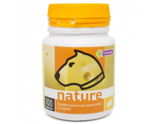 Фото - вітаміни та мінерали Vitomax Nature полівітамінний комплекс для собак із сиром