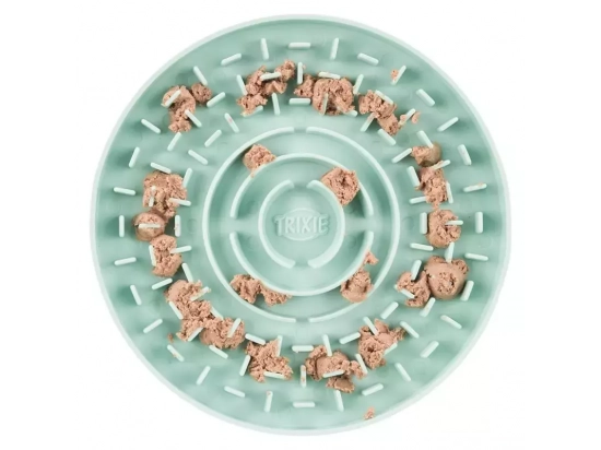 Фото - миски, поилки, фонтаны Trixie Junior Licking Tray тарелка для медленного кормления, МЯТНЫЙ