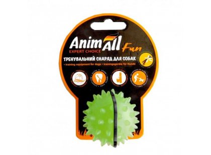 Фото - іграшки AnimAll Fun іграшка для собак М'ЯЧ-КАШТАН, зелений