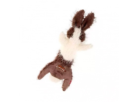 Фото - игрушки Игрушка для собак Заяц,шкурка с пищалкой GiGwi Plush, текстиль, 47 см