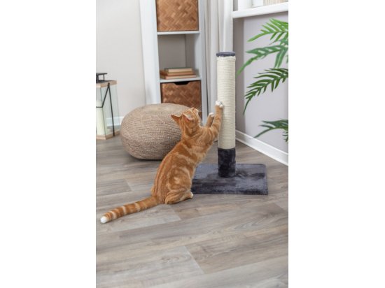 Фото - дряпалки, з будиночками Trixie Batres кігтеточка-стовпчик для котів, сірий (43361)