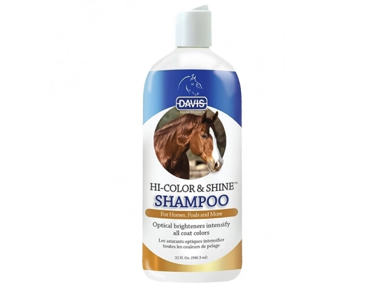 Фото - выставочная косметика Davis HI-COLOR&SHINE SHAMPOO шампунь для собак, лошадей