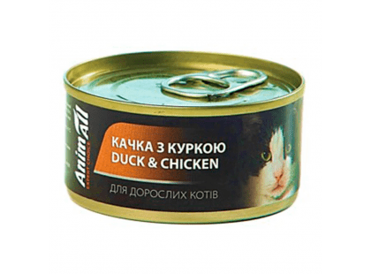 Фото - влажный корм (консервы) AnimAll Duck & Chicken влажный корм для кошек УТКА и КУРИЦА