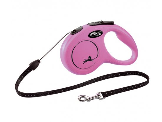 Фото - рулетки Flexi (Флексі) CLASSIC CORD повідець-рулетка для собак ТРОС, рожевий