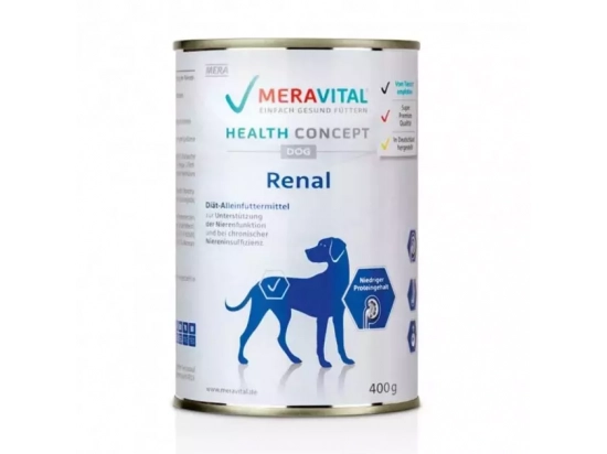 Фото - ветеринарні корми Mera (Міра) MVH Dog Nassfutter Renal вологий корм для собак при захворюваннях нирок