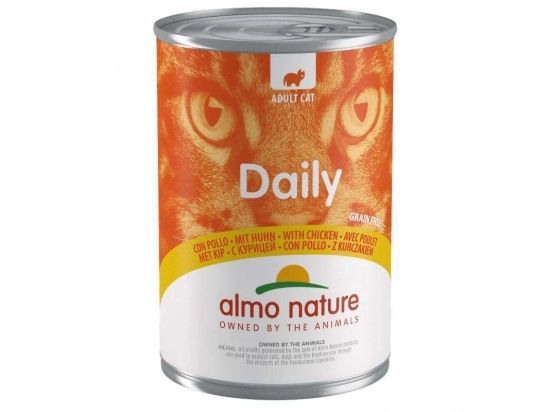 Фото - вологий корм (консерви) Almo Nature Daily ADULT CHICKEN консерви для котів КУРКА