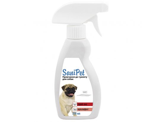 Фото - коррекция поведения ProVET SaniPet спрей-притягатель для приучения к туалету для собак