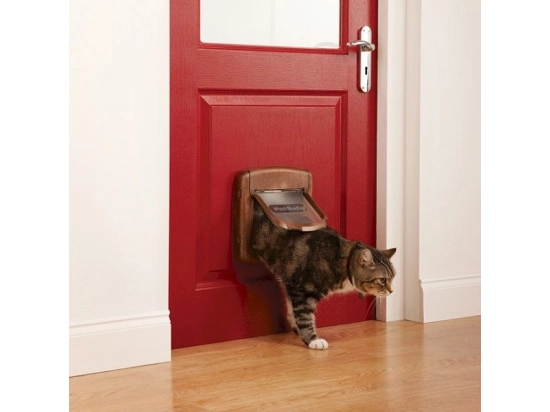 Фото - двери врезные PetSafe Staywell ЭДВАНС Дверцы для котов с магнитным ключем, под дерево