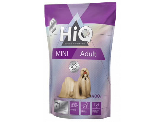 Фото - сухий корм HiQ Mini Adult корм для дорослих собак малих порід