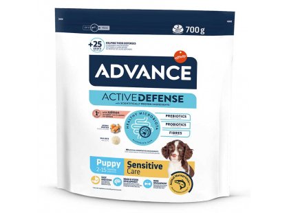 Фото - сухой корм Advance (Эдванс) Dog Puppy Sensitive - корм для щенков с чувствительным пищеварением (лосось и рис)