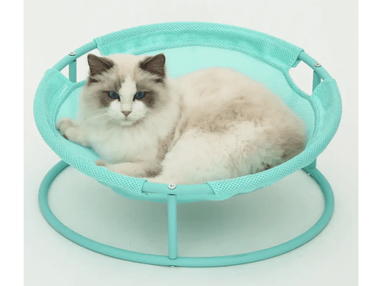 Фото - спальні місця, лежаки Misoko&Co (Місоко і Ко) Pet Bed Round складаний круглий лежак для тварин, М'ЯТНИЙ