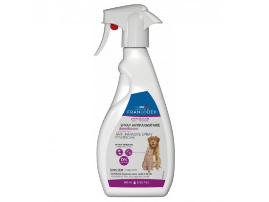 Фото - от блох и клещей Francodex Dimethicone Anti-parasite Spray антипаразитарный спрей с диметиконом для кошек и собак