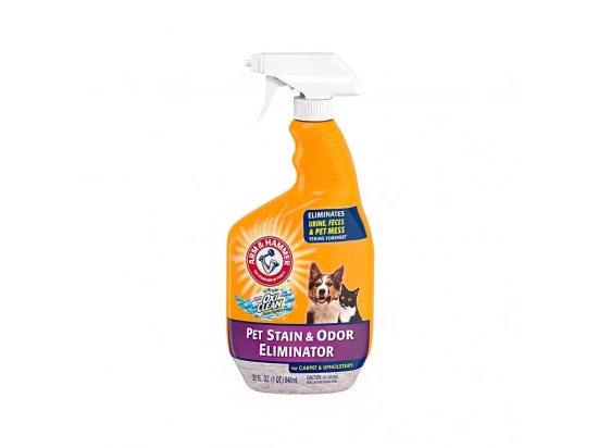 Фото - видалення запахів та плям Arm&Hammer PET STAIN & ODOR ELIMINATOR Plus OXICLEAN спрей для видалення плям та запахів від тварин