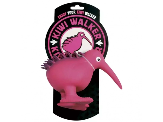 Фото - іграшки Kiwi Walker (Ківі Волкер) ПТАХ КИВІ іграшка для собак, рожевий