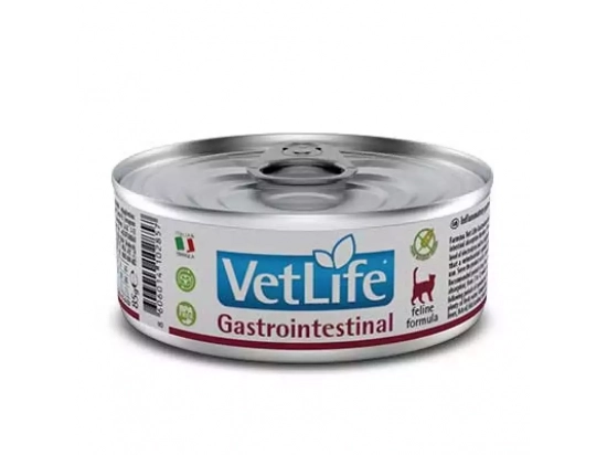 Фото - ветеринарні корми Farmina (Фарміна) Vet Life Gastrointestinal лікувальний вологий корм для кішок при захворюванні ШКТ
