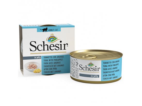Schesir (Шезир) консервы для кошек Тунец с ананасом