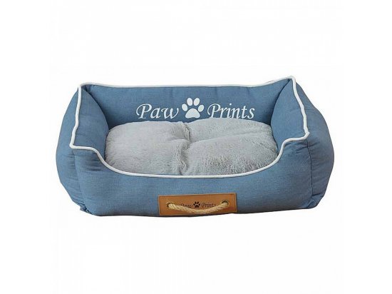 Фото - лежаки, матрасы, коврики и домики AnimAll Nena лежак для собак c ручкой-веревкой, светло-синий