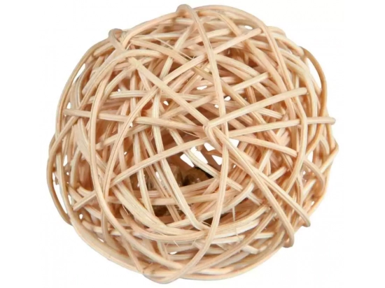 Фото - игрушки Trixie Мяч из ивняка с колокольчиком для грызунов (61822)
