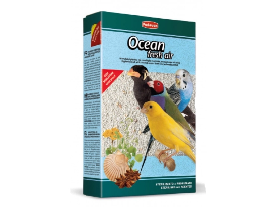 Фото - гравий и песчаник Padovan (Падован) Ocean fresh air - Гигиенический песок с устрицами