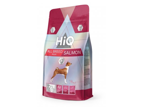 Фото - сухой корм HiQ All Breed Adult Salmon корм для взрослых собак всех пород ЛОСОСЬ