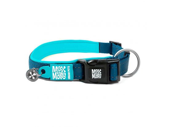 Фото - амуніція Max & Molly Urban Pets Smart ID Collar нашийник для собак з QR-кодом Matrix Sky Blue