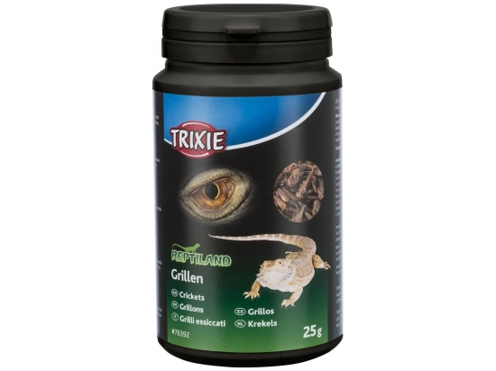 Фото - корм для рыб, черепах Trixie CRICKETS корм для рептилий, сверчки сушеные (76392)