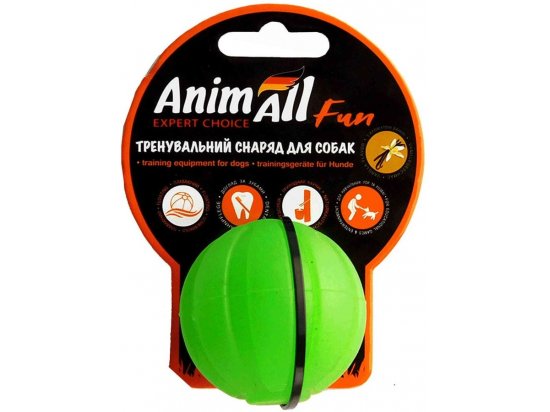 Фото - игрушки AnimAll Fun тренировочный мяч для собак, зеленый