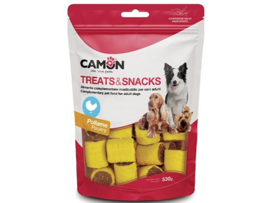 Фото - лакомства Camon (Камон) Treats & Snacks Rollos Chicken печенье-ролы для собак КУРИЦА