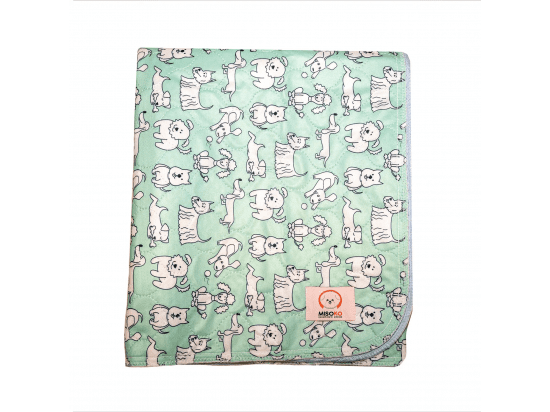 Фото - пеленки Misoko&Co (Мисоко и Ко) многоразовая пеленка для собак, МЯТНЫЙ / ЩЕНКИ