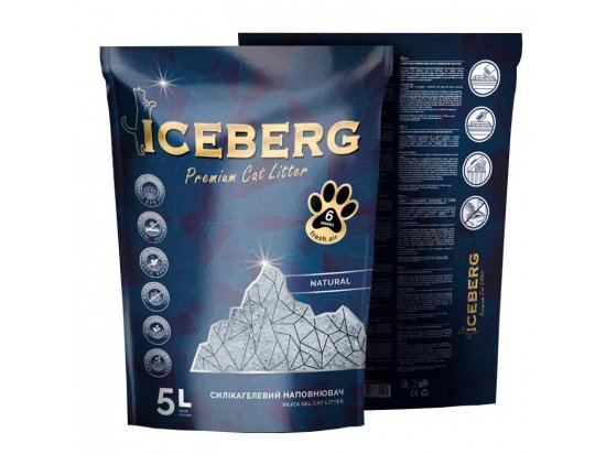 Фото - наполнители Iceberg Premium Cat Litter силикагелевый наполнитель для кошачьего туалета без аромата