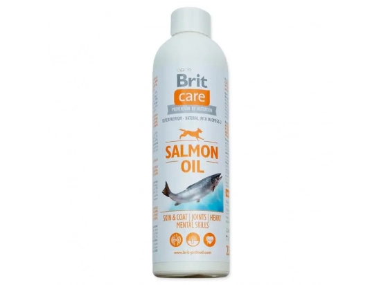 Фото - пищевые добавки Brit Care Dog Salmon Oil масло лосося для собак