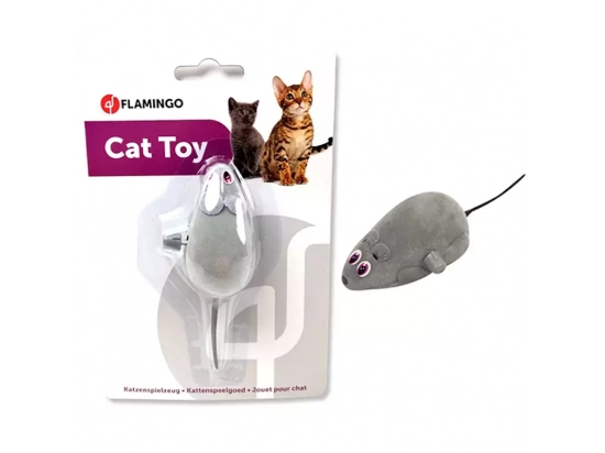 Фото - іграшки Flamingo WIND UP MOUSE заводна іграшка для котів, миша