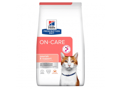 Фото - ветеринарные корма Hill's Prescription Diet On-Care Chicken сухой корм для кошек в период выздоровления КУРИЦА