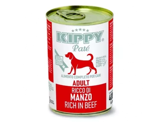 Фото - влажный корм (консервы) Kippy (Киппи) BEEF PATE (ГОВЯДИНА) консервы для собак, паштет