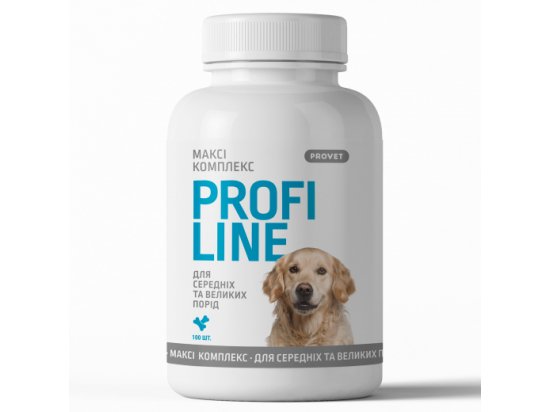 Фото - вітаміни та мінерали ProVet Profiline (Профілайн) Максі Комплекс для опорно-рухового апарату собакам середніх та великих порід