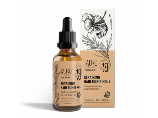 Фото - повсякденна косметика Tauro (Тауро) Pro Line Pure Nature Repairing Elixir №2 відновлюючий еліксир для шкіри та шерсті свійських тварин