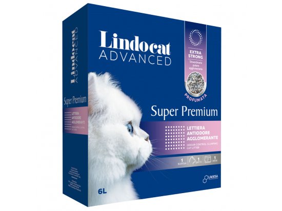 Фото - наповнювачі Lindocat SUPER PREMIUM UNSCENTED бентонітовий наповнювач для котів без запаху