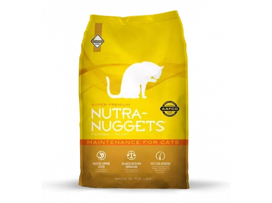 Фото - сухий корм Nutra Nuggets (Нутра Нагетс) MAINTENANCE CAT сухий корм для кішок (жовта)