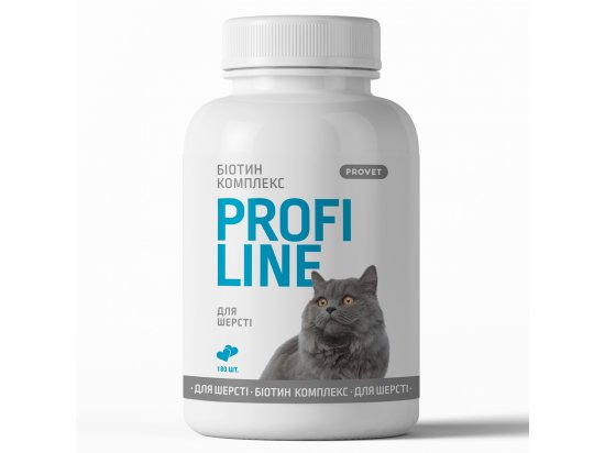 Фото - для кожи и шерсти ProVet Profiline (Профилайн) Биотин Комплекс для кожи и шерсти котов