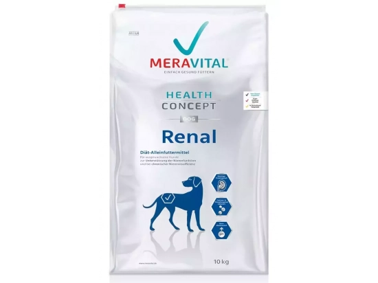 Фото - ветеринарні корми Mera (Мера) MVH Dog Renal сухий корм для дорослих собак при захворюваннях нирок