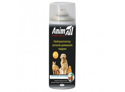 Фото - удаление запахов и пятен AnimAll Нейтрализатор запаха домашних животных КОКОСОВОЕ НАСЛАЖДЕНИЕ