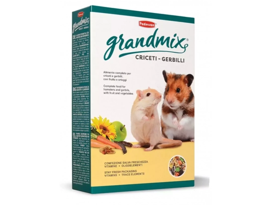 Фото - корм для гризунів Padovan (Падован) Criceti GrandMix корм для хом'яків, мишей та піщанок