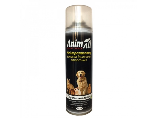 Фото - видалення запахів та плям AnimAll Expert Choice Нейтралізатор запаху свійських тварин з ароматом лайма