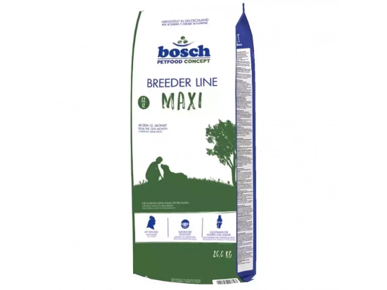 Фото - сухой корм BOSCH Breeder Line Maxi - Корм для собак крупных пород (бридерская упаковка), 20 кг