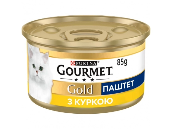 Фото - влажный корм (консервы) Gourmet Gold (Гурмет Голд) - мусс из курицы (паштет)