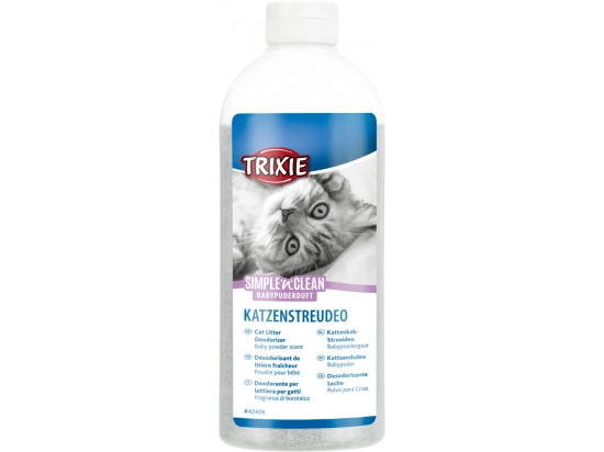 Фото - удаление запахов, пятен и шерсти Trixie SIMPLE'N'CLEAN дезодорант для кошачьих туалетов 750 г