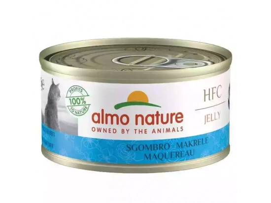 Фото - вологий корм (консерви) Almo Nature HFC JELLY MACKEREL консерви для кішок СКУМБРІЯ, желе