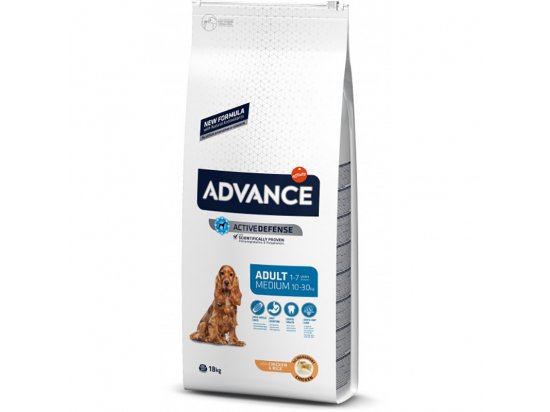 Advance (Эдванс) Dog Medium Adult - корм для взрослых собак средних пород (с курицей и рисом) - 3 фото