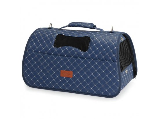 Фото - переноски, сумки, рюкзаки Camon (Камон) Сумка-переноска стьобана для тварин, синій